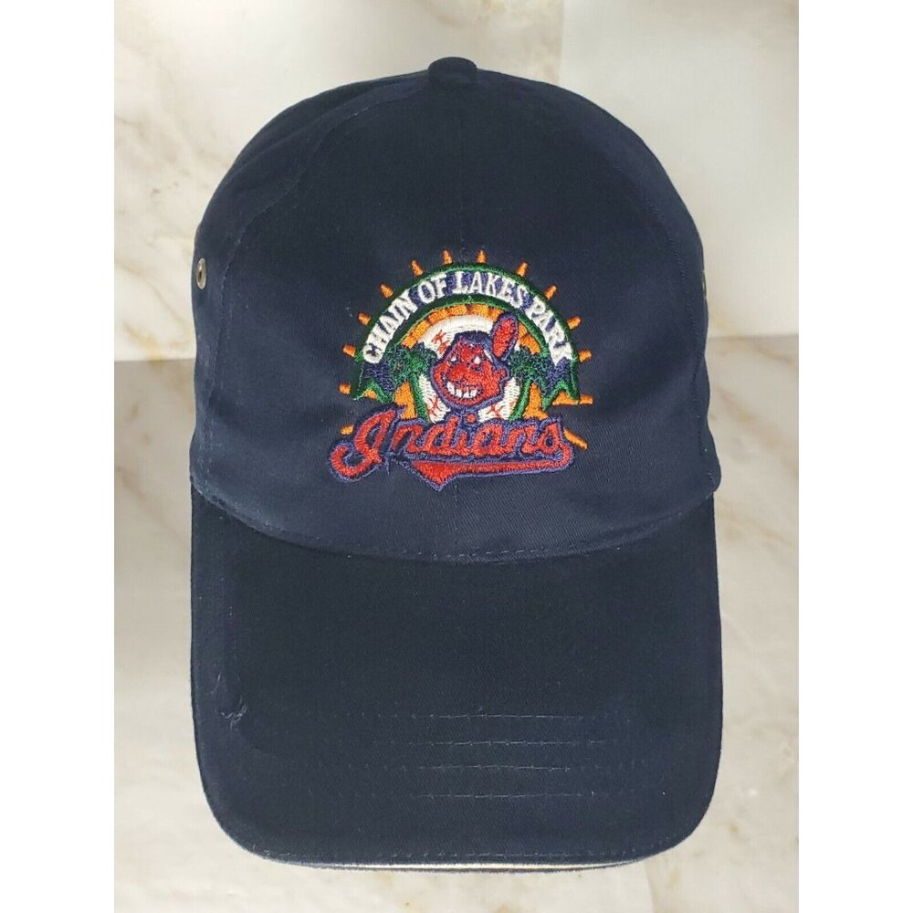 Vintage Cleveland‎ Indians Chain Of Lakes Park Spring Training Hat Adjustable